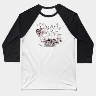 Snowy owl Baseball T-Shirt